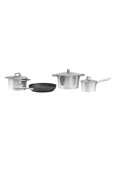 NO BRAND Meta BergHOFF Set de vase de gătit din oțel inoxidabil, 7 piese, DINA