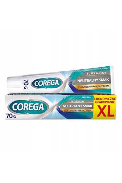 NO BRAND Corega Super Strong Adeziv pentru proteze dentare Neutru 70g x3