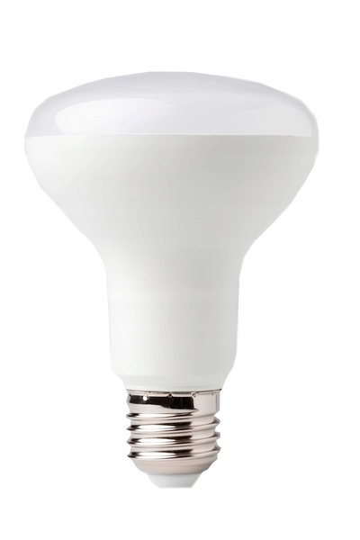 ecolight Bec LED „Ciupercă” R80, filet mare E27, 12 W, alb neutru, SET de 10 ...