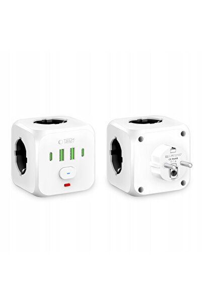 NO BRAND TECH-PROTECT PCL3X4 Sursă de alimentare cu 2 porturi USB, 2 porturi ...
