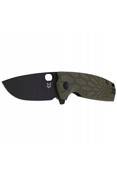 NO BRAND Cuțit pliabil Fox Core OD Green FRN, Cerakote Negru N690 de Jesper V...