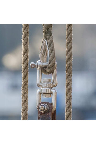 NO BRAND Frânghie de iută groasă, decorativă, stil marinar, 16mm, 25m, Premium