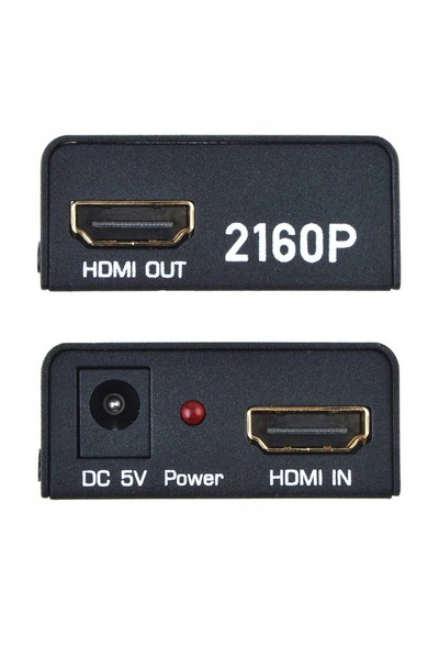 Spacetronik Extensor de semnal HDMI 2.0 4K, Amplificator, Repetor PÂNĂ LA 60M...