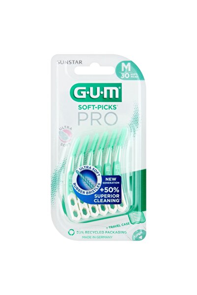 NO BRAND GUM SOFT PICKS PRO Periuțe Interdentare Medii - 3x30 bucăți