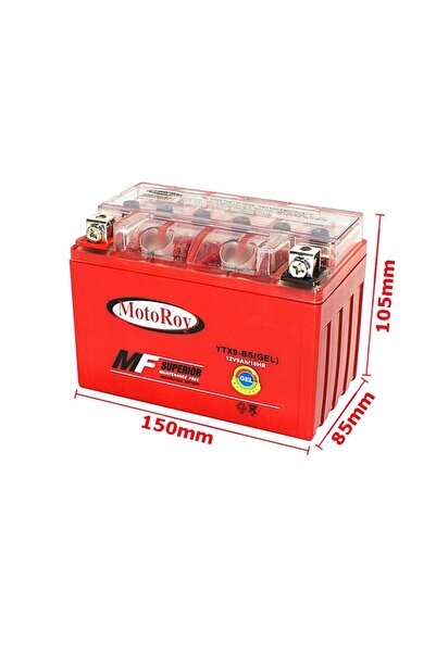 NO BRAND BATERIE MOTOCICLETĂ SCUTER QUAD ENDURO YTX9-BS (GEL) 12V 9Ah