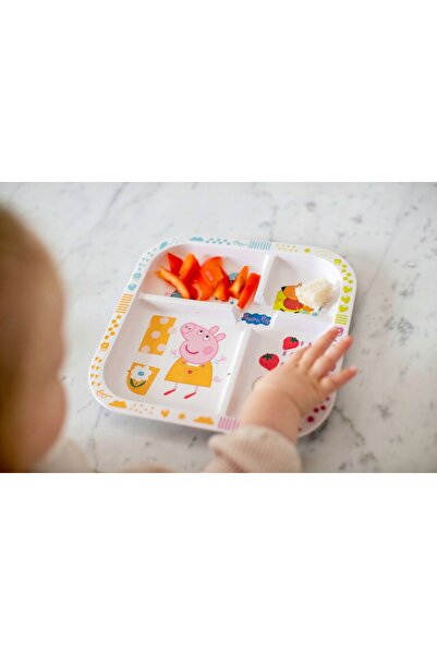Koziol PLACĂ EDUCAȚIONALĂ + CUB DE JOC EASY EATER PEPPA PIG G 21X21 CM