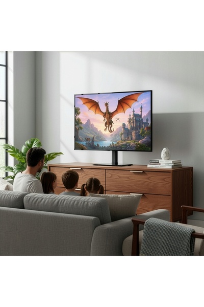 NO BRAND Suport TV de podea universal 35-55 inch 35 kg reglabil