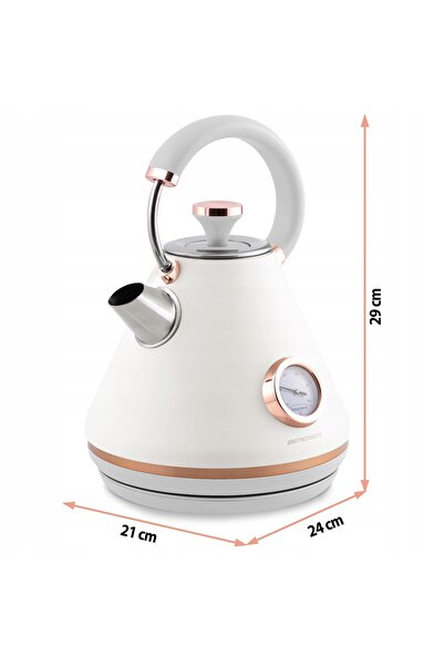 NO BRAND Fierbător electric fără fir, elegant, 1,7L BERDSEN