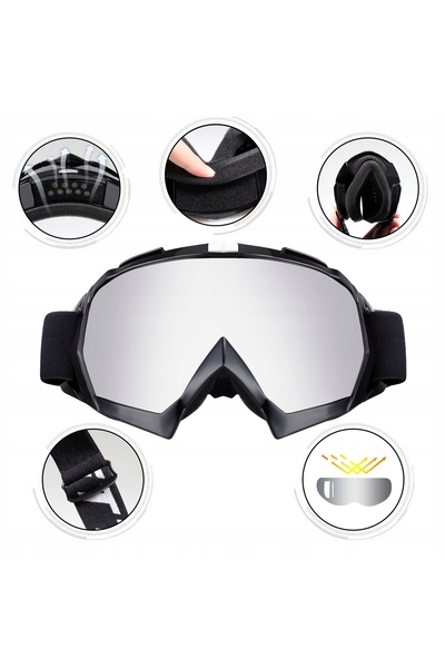 NO BRAND OChelari de schi și snowboard pentru femei, bărbați și copii, cu pro...