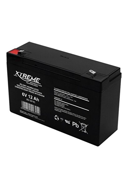 XTREME 2x BATERIE GEL 6V 12Ah (EQUIVALENT 15Ah) UPS, MAȘINĂ DE JUCĂRIE, CÂNTAR