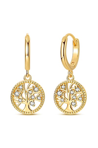 Choice20 KTE621 925 Silver Hoop Earring For Woman Butterfly Heart Original Pe...