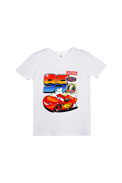 EZ Design Lightning Mcqueen Printed Kids Tshirt