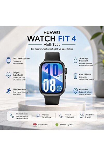 Huawei Watch Fit 4 Siyah