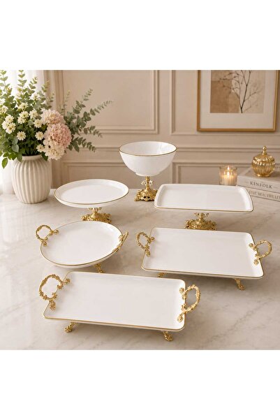 Buldem Porcelain 6-Piece Presentation Set with a Stylish and Elegant Appearance