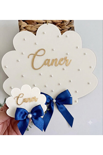 renkli mi renkli tasarım dünyası Plexi Oyster Magnet Set Baby Boy Door Decora...