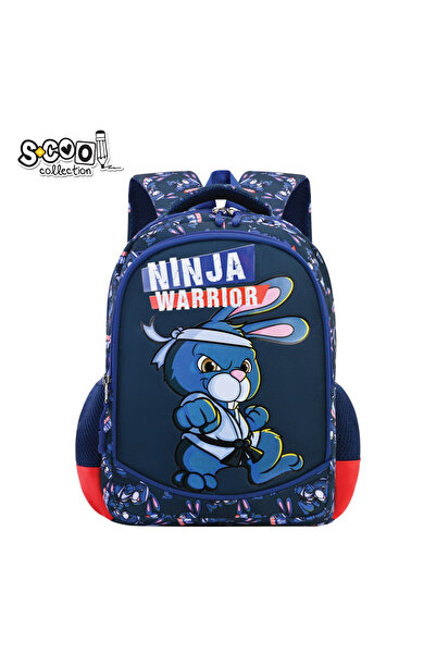 CasaDesteapta.ro SC3003 - Ghiozdan Gradinita Ninja Warrior, 34X23X14CM - S-co...