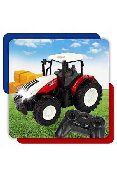 Stator Tractor cu telecomandă pentru copii, jucărie cu telecomandă cu plug, T...