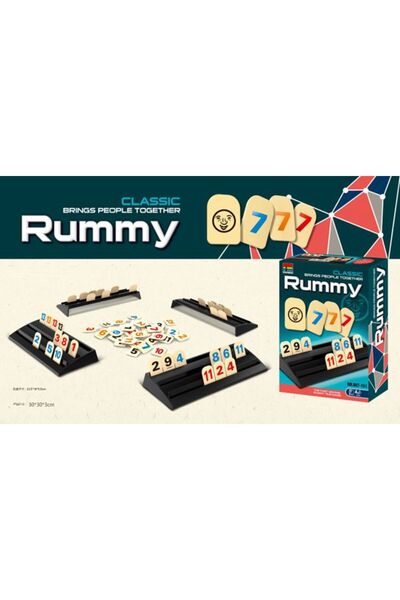 PlayFun Παιχνίδι Ράμι - Παιχνίδι για παιδιά, Ιδανικό δώρο, Εγγυημένο για παιδιά