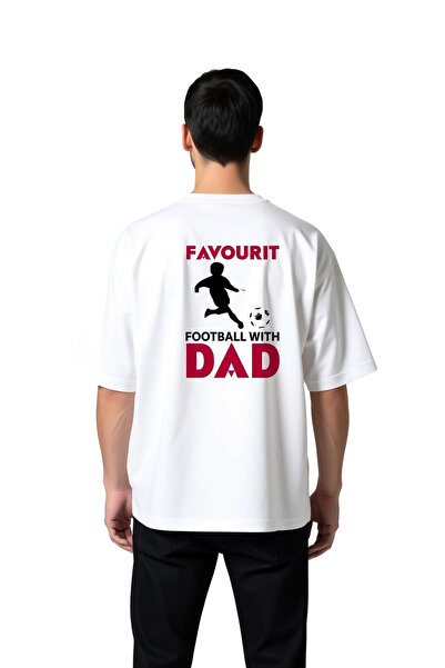 PayBuy Favorite Football Memory with Dad Printed Men's Oversize T-Shirt