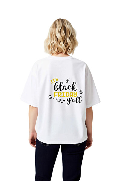 PayBuy Γυναικείο μπλουζάκι Oversize με στάμπα Black Friday, καθημερινό, άνετο...