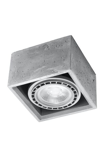 SOLLUX QUATRO 1 lampă de tavan din beton