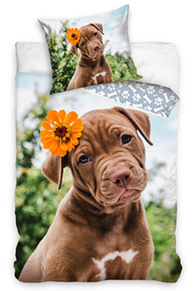 CARBOTEX Lenjerie de pat din bumbac 160x200 Câine Labrador