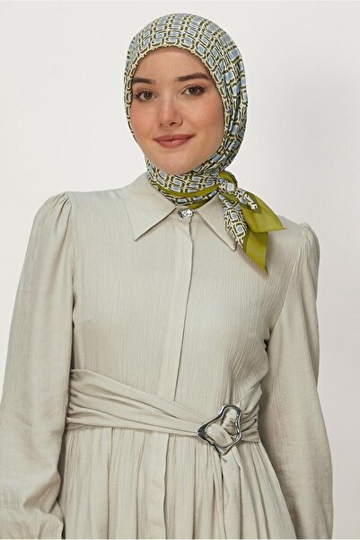 Alvina Patterned Floş Eşarp 8655