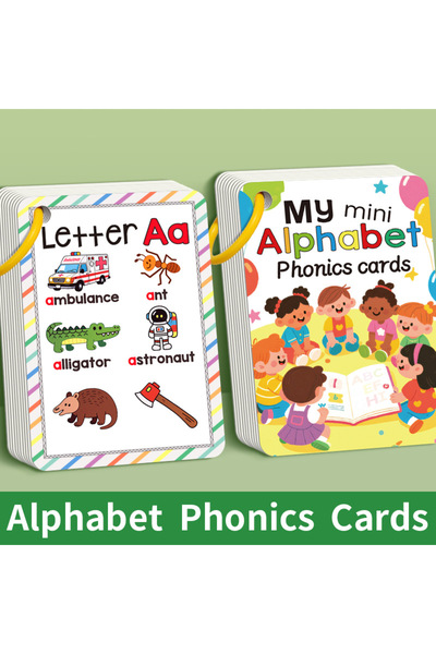 Choice 1Book 1Book Child's Words A-Z Learning Cards with Pictures 27 English ...