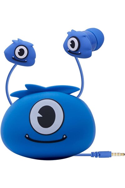 JellieMons Jellie Drops Wired Earphones, Blue