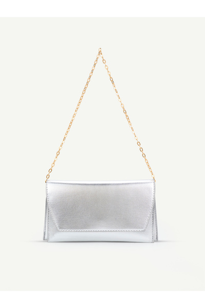 Mojeva Women's Hand and Shoulder Bag with Side Chain Strap and Magnet Detail ...