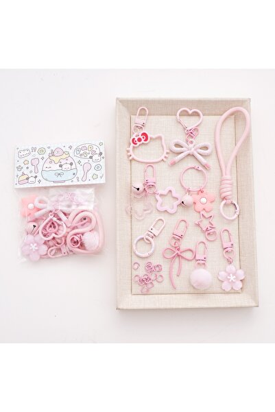 choice2 color4 Multi Color Cute Keychain Charms Mixed Style Metal Key Ring Wi...