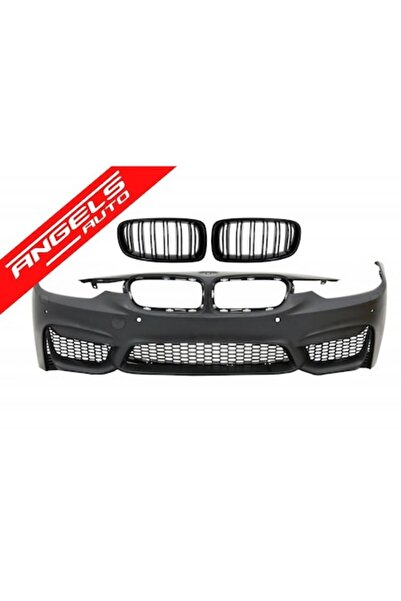 Angels Auto Bară de protecție față cu grile duble compatibilă cu BMW Seria 3 ...