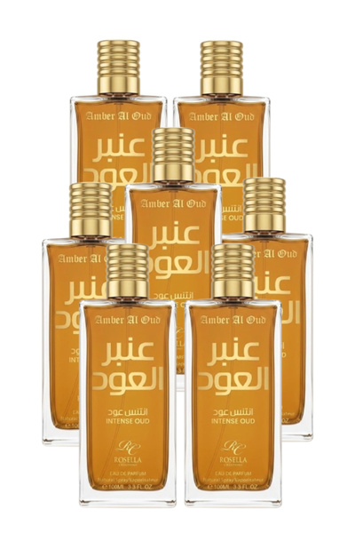 ROSELLA 7 قطع من عطر العنبر والعود 100 مل