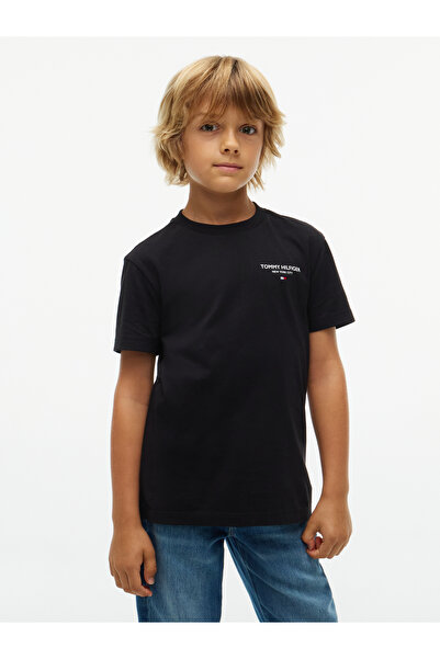 Tommy Hilfiger KB0KB10646 ΜΠΛΟΥΖΑ ESSENTIAL LOGO SS BDS Μαύρο