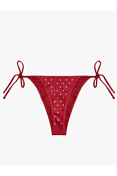 Koton Bağlamalı İpli Zımba Detaylı Bikini Altı