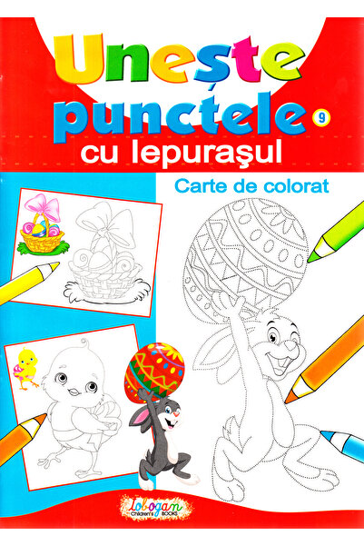 ERC PRESS Uneste punctele cu Iepurasul - Carte de colorat