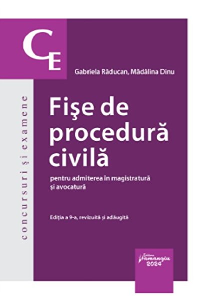 HAMANGIU Fise de procedura civila pentru admiterea in magistratura si avocatu...
