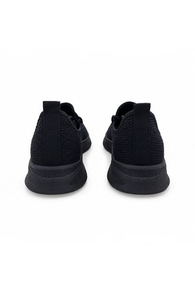Black Flex أحذية تريكو للجنسين باللون الأسود 36-44