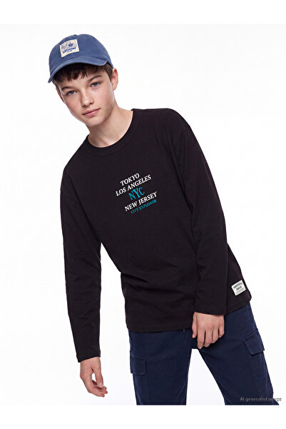 LC Waikiki Lcw Kids Crew Neck Printed Boys' T-Shirt