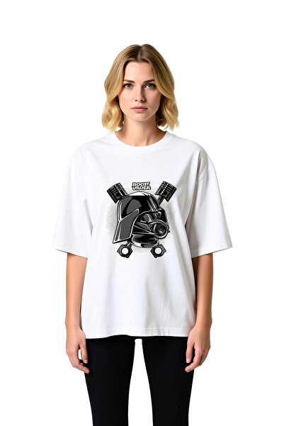 PayBuy Power and Speed Theme Printed Women's Oversize T-Shirt