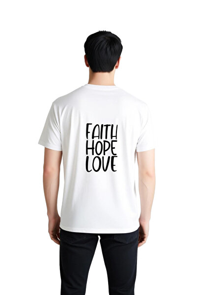 PayBuy Faith Hope Love Vintage Design Printed Men's T-Shirt