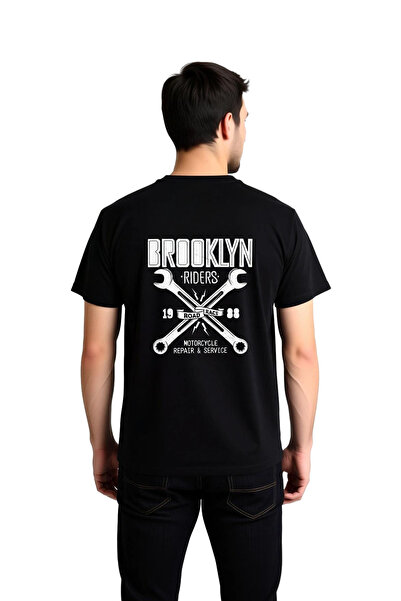 PayBuy Tricou pentru bărbați cu imprimeu Brooklyn Bikers '88 Motorcycle Repai...