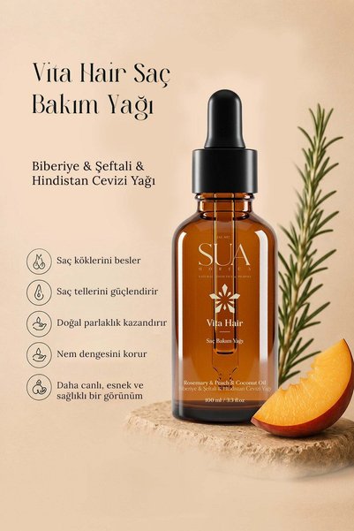 Sua Horeca Vita Hair Hair Care Oil Rosemary Coconut and Peach Oil 100 ml