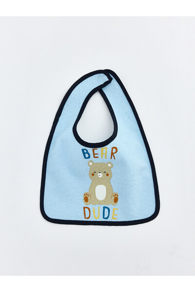 LC Waikiki Baby Boy Food Bib with Teddy Bear Figure from Uzg Store for Style-...