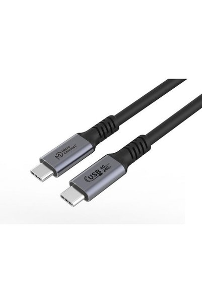 MicroConnect Καλώδιο βίντεο USB 4 USB-C Αρσενικό σε USB-C 240W Μαύρο 3μ