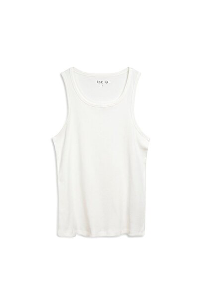 Ltb Short Sleeve Basic White Undershirt