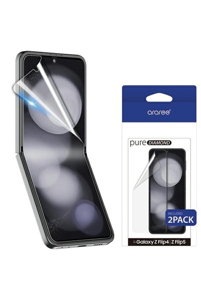 Araree Καθαρό Διαμάντι Samsung Galaxy Z Flip5 F731 προστατευτική μεμβράνη 2 τ...