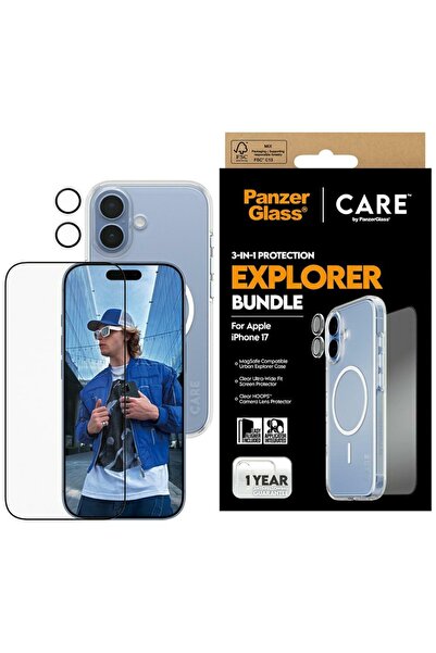 CARE by PanzerGlass® CARE by PanzerGlass Κορυφαία Θήκη Explorer 3 σε 1 + Γυαλ...