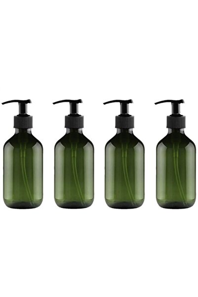 OEM Set de 4 sticle cu pompă pentru loțiune - 500 ml - Dozator de săpun - Pla...