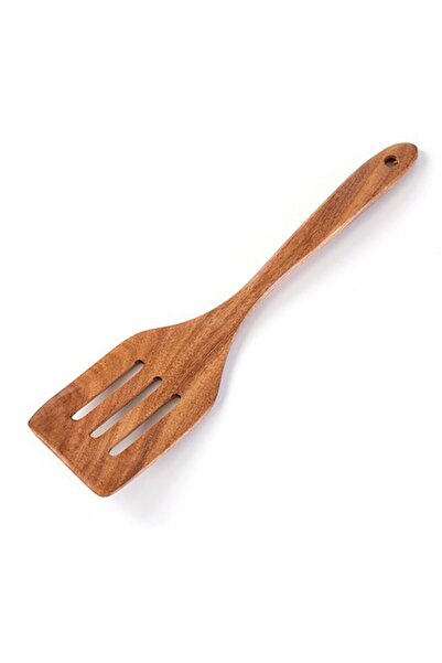 STARSTAR Acacia wood spatula, long handle for hanging, suitable for frying eg...